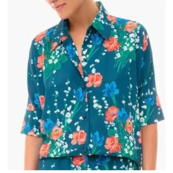 Tuckernuck Jade Blouse Bloom Farris Size XS - Picture 4 of 8
